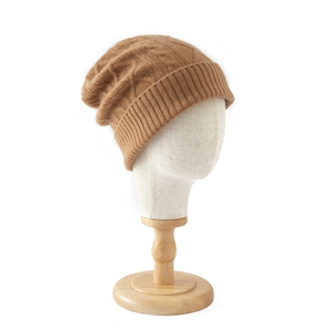 秋冬时尚保暖帽 柔软舒适菱形绞花设计 宽松版型百搭显瘦，帽子，品卓羊绒