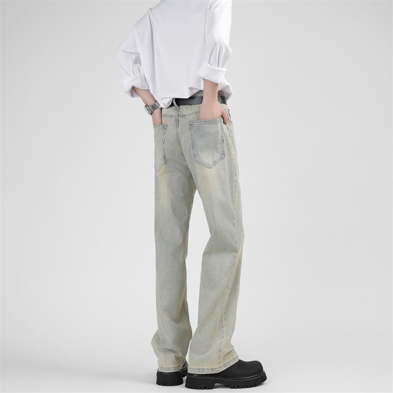 Cleanfit微喇牛仔裤男弹力KN96P55,男装牛仔裤,电商D325