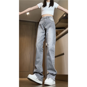 2024春季新款美式高街cleanfit修身牛仔裤B315-K003-特p43-控78图片