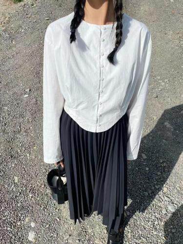 一套都有百褶裙?衬衣，其它，ME