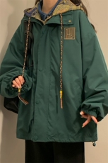 春秋季潮风假两件外套男新款美式夹克XZ102B-1-JK9903P90，男装夹克，星座102B-1