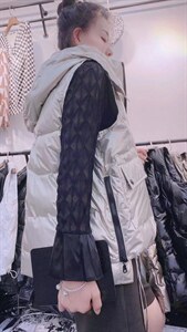 秋冬新款大拉链马甲图片