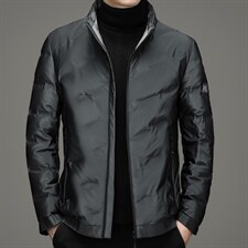 冬季中年男保暖羽绒服中年爸爸装休闲羽绒棉服外套YYYR22120-P235图片