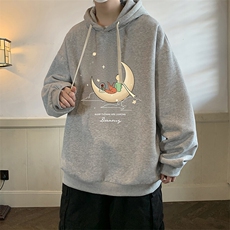 连帽卫衣男大码胖子帽衫大号运动服WY2416-P35，男装卫衣，电商A040