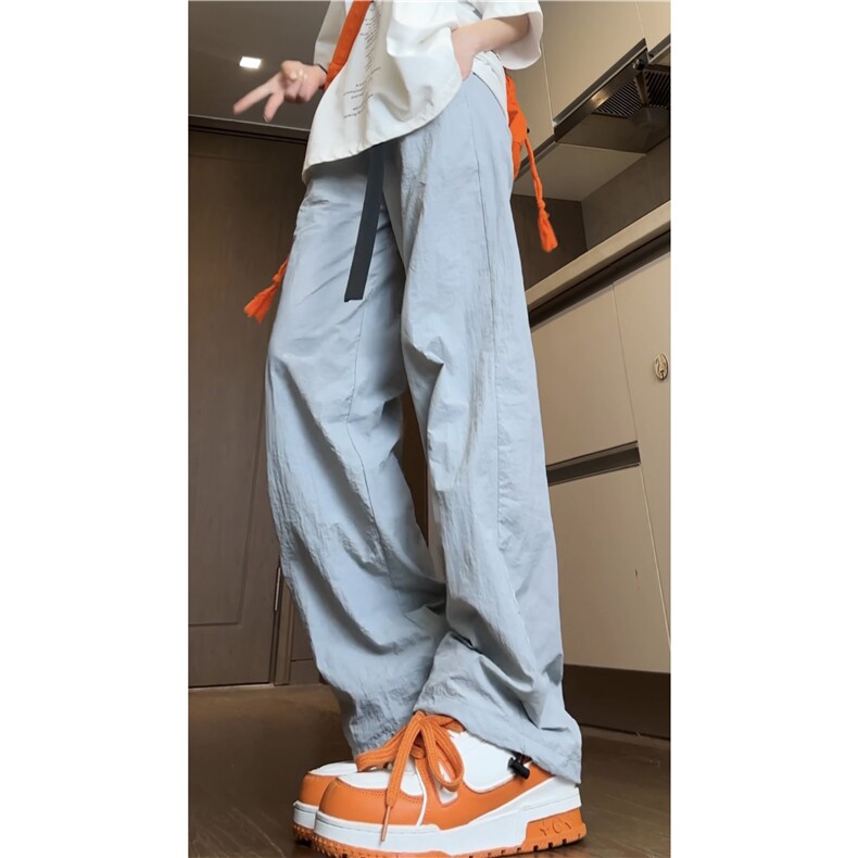 INS潮流冰感透气调节扣腰带宽松休闲裤B315-K24128-特p30控58,男装休闲裤,电商B315