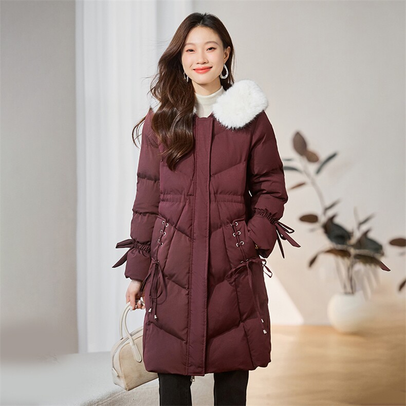 2024冬季新款加长加厚气质大毛领棉衣女外套,女装棉衣/棉服,艾仟回(原伊仟回)