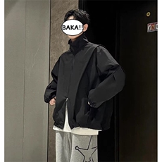 网图立领防冲锋衣男潮牌飞行员夹克机能风痞帅外套K2610-P58，男装夹克，星座1001-1