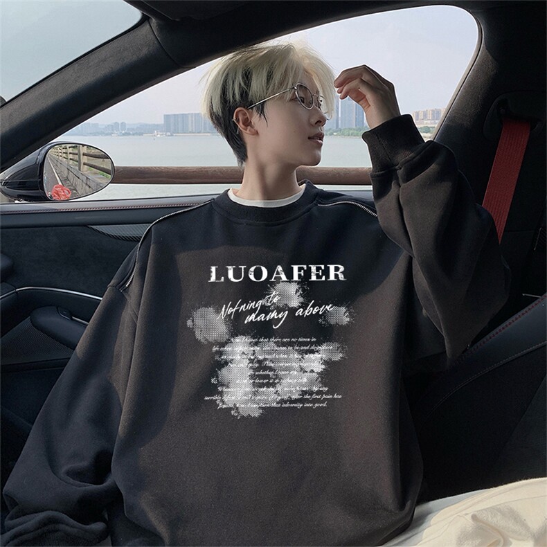360克重磅图拉链华棉圆领卫衣【有货】C403A-YL25285LL-P45,男装卫衣,电商C403A