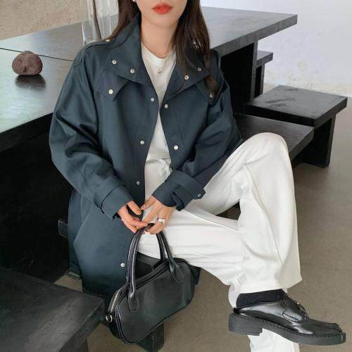 秋款短版风衣ml两号，女装风衣，BAIBIANYIYI