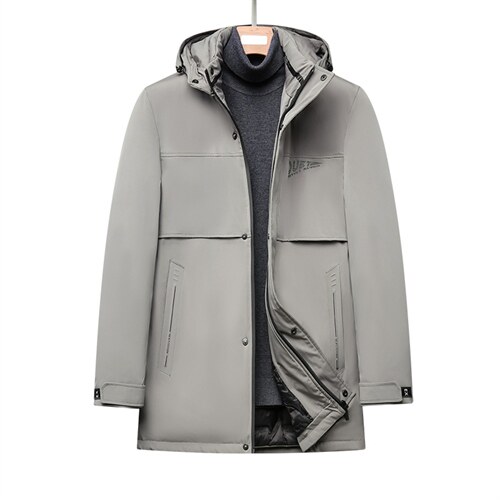 2021男士新款羽绒服连帽可脱卸白鸭绒羽绒服休闲外套GR6911-P220图片