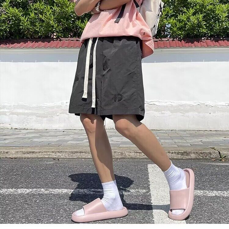 短裤男夏季2025新款夏季休闲时尚短裤男冰丝裤男速干裤男防晒运动图片