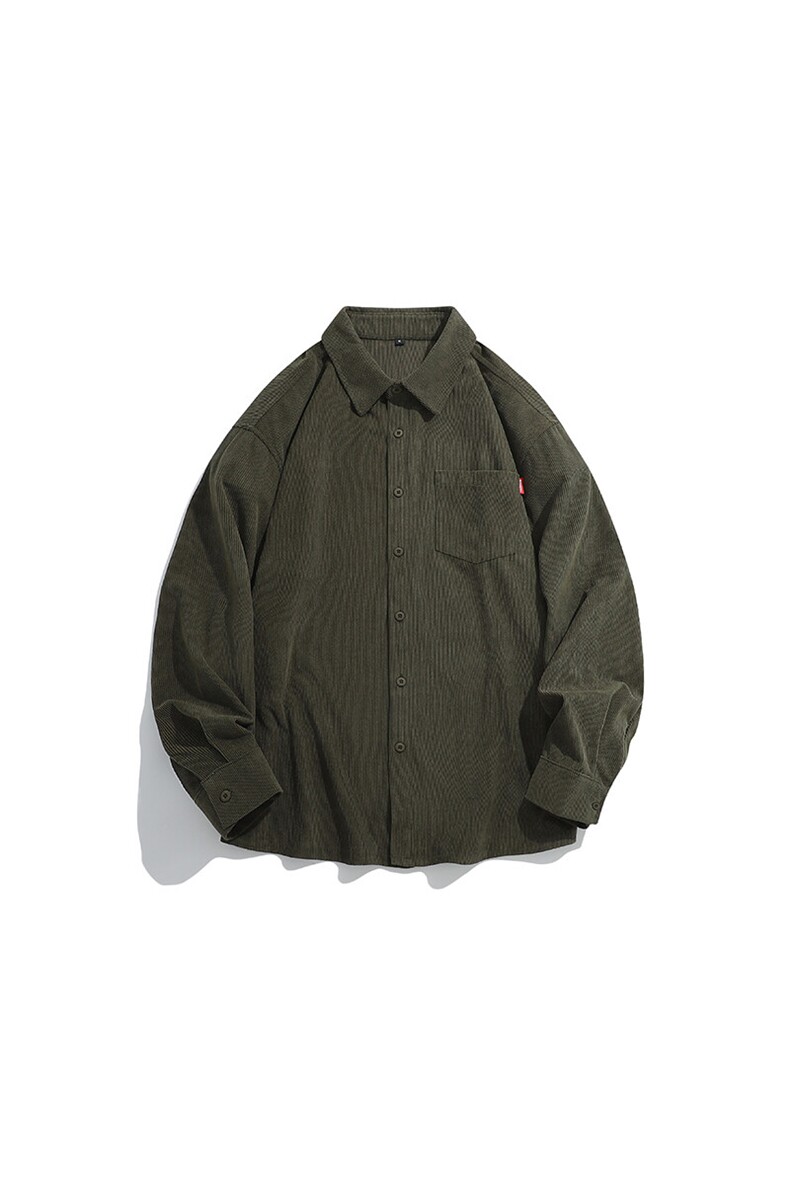 25年春季灯芯绒衬衫长袖大码宽松落肩现货DS-C323-1-2388-特批40,男装衬衫,电商C323-1