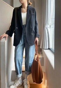 韩版西装图片