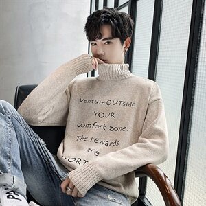 Tim-5787秋冬季男士毛衣宽松秋装上衣针织打底衫韩版冬装潮流图片