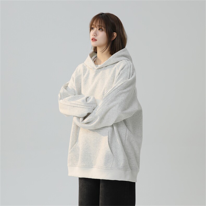 WY122/P60秋装高品质不起球连帽卫衣男宽松大码上衣外套，女装短外套，电商基地A050