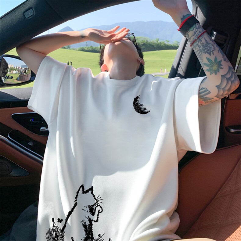 量大优供视频重磅麂皮绒短袖t恤男JT545-特p19,男装T恤,电商B371