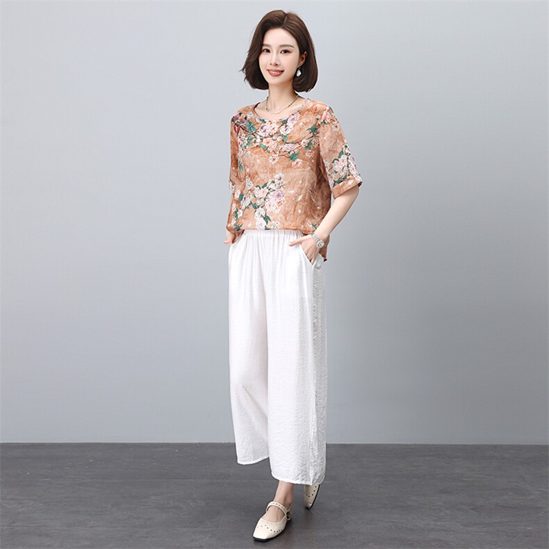 【断码清仓】夏季上衣裤子两件套时尚套装女宽松,女装套装/套裙,凝聚力