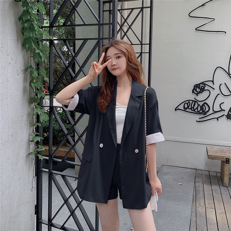 现货C329P95K1382021夏季新款3色可选小西装两件套装,女装套装/套裙,浙宝088