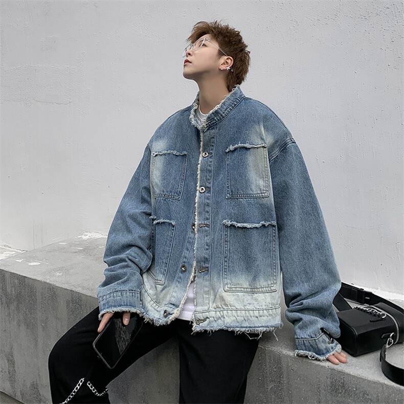牛仔外套男春秋韩版潮流潮牌夹克男JK02073-P58图片