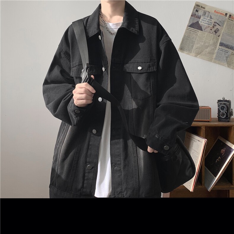 w10001牛仔衣外套秋冬季港风夹克，量大价优P60128,男装工装外套,星座215-2（原311A-2）