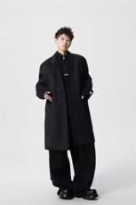 中长款呢子大衣毛呢外套M-5XL大码聚酯纤维FY78128P138控208，女装短外套，星座227-7