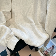 CX216-P49美式潮牌百搭运动宽松连帽卫衣女春秋重磅刺绣休闲，男装卫衣，电商B323A