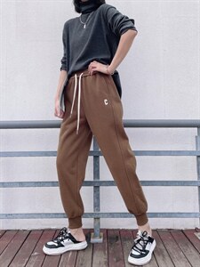 绑带束脚加厚卫裤,女装休闲裤,1+1 MAIN ROAD