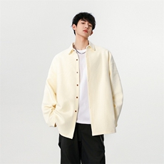 秋季新品宽松翻领长袖衬衫男韩系休闲百搭衬衣812-CY555-特P58，男装衬衫，星座812