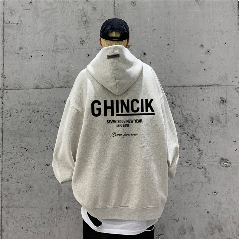 供抖音丶重磅高品棉350克排扣连帽GH卫衣LW6123-特p58控78,男装卫衣,星座508（原C305）