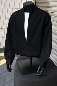 网图 秋装美式层次感假两件立领卫衣男TX222Y-P60 卫裤TX222K-P48图片