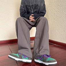 日系机能工装裤男宽松ins潮高街百搭阔腿休闲hiphop裤子K7125-P38，男装休闲裤，星座1008