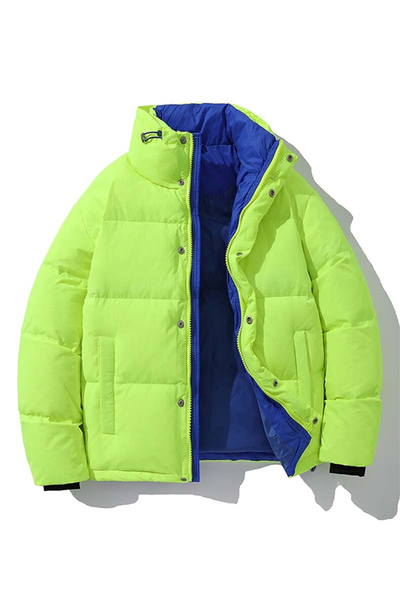 新标90白鸭绒简约休闲立领外套纯色加厚羽绒服ESY0204-P210,男装羽绒服,电商B306