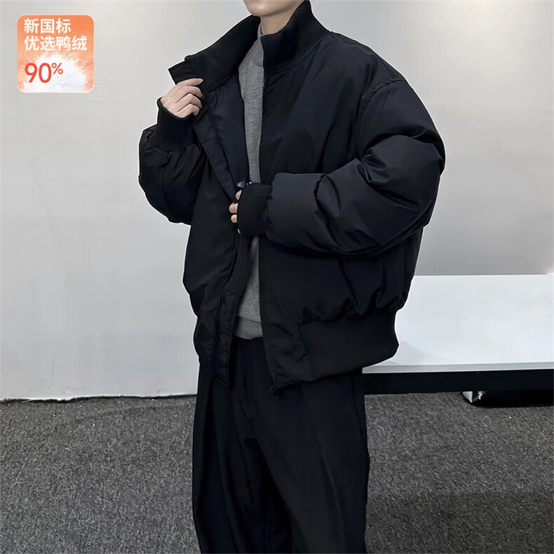 羽绒服90绒 [网图]美式飞行夹克廓形棒球服5D1143-TP109不图片