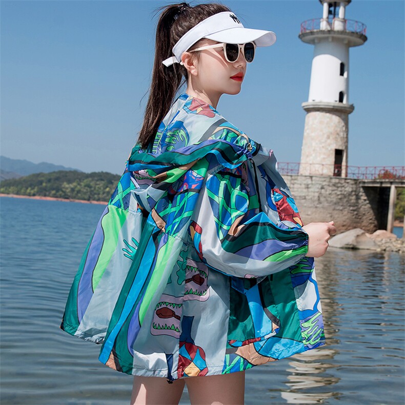 2025新款防晒衣女夏大码RF2C290-8806#-P85-K138,女装防晒衣,蝶眷