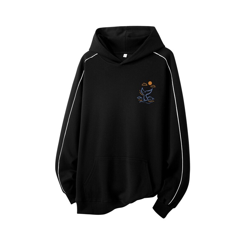 得物供货、复合重磅420克现货连帽卫衣宽松HD019-1-WYT25258-P45,男装卫衣,电商019-1