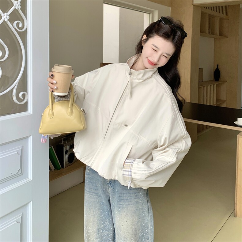 现货！！米白色外套2C203-6312-P145-K238,女装短外套,2C203