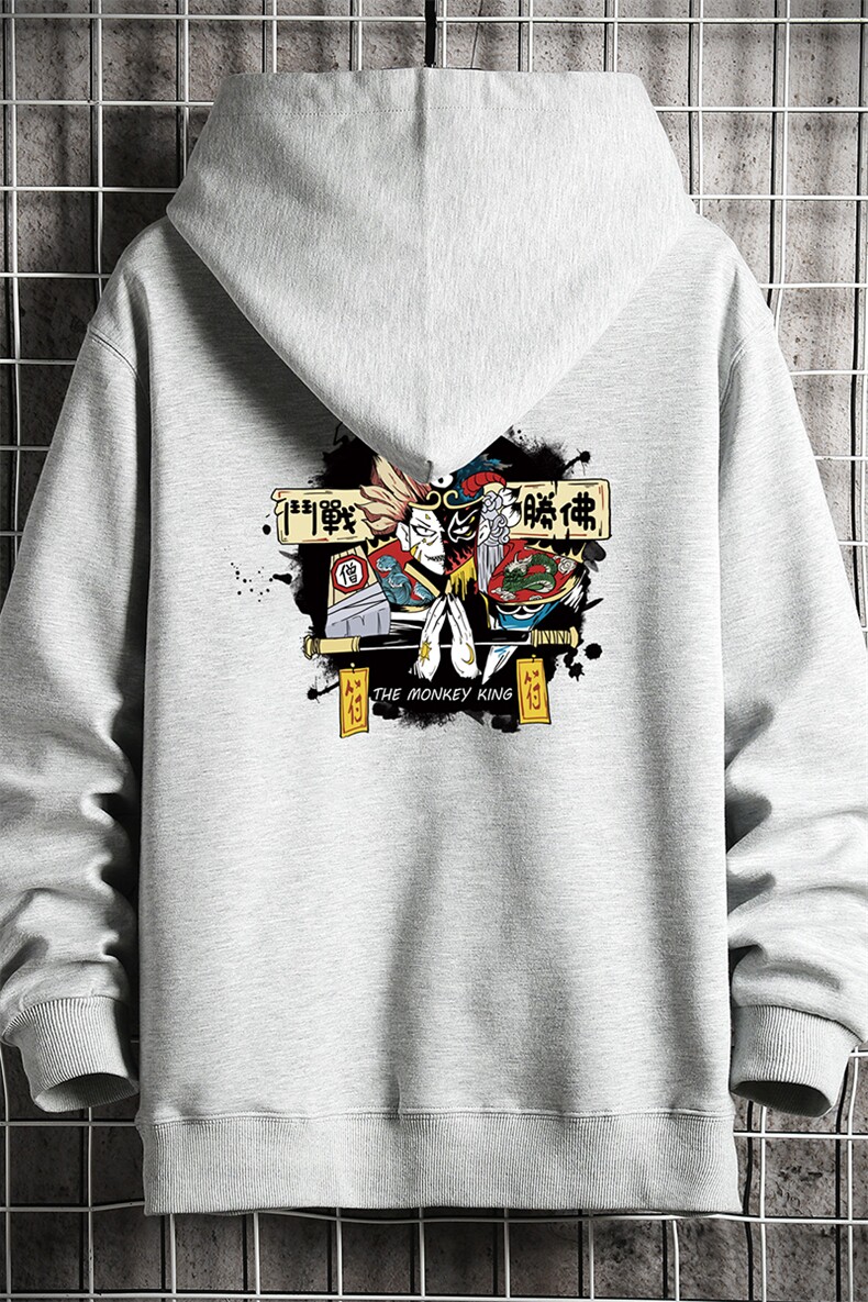 KS21016-P38连帽开衫卫衣男运动外套大码班服网格挂拍,男装卫衣,电商A040A