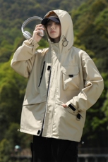 潮流宽松休闲外套百搭连帽夹克A161-8868-P78，男装夹克，电商A161