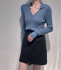 V领小衫，其它，驿谷