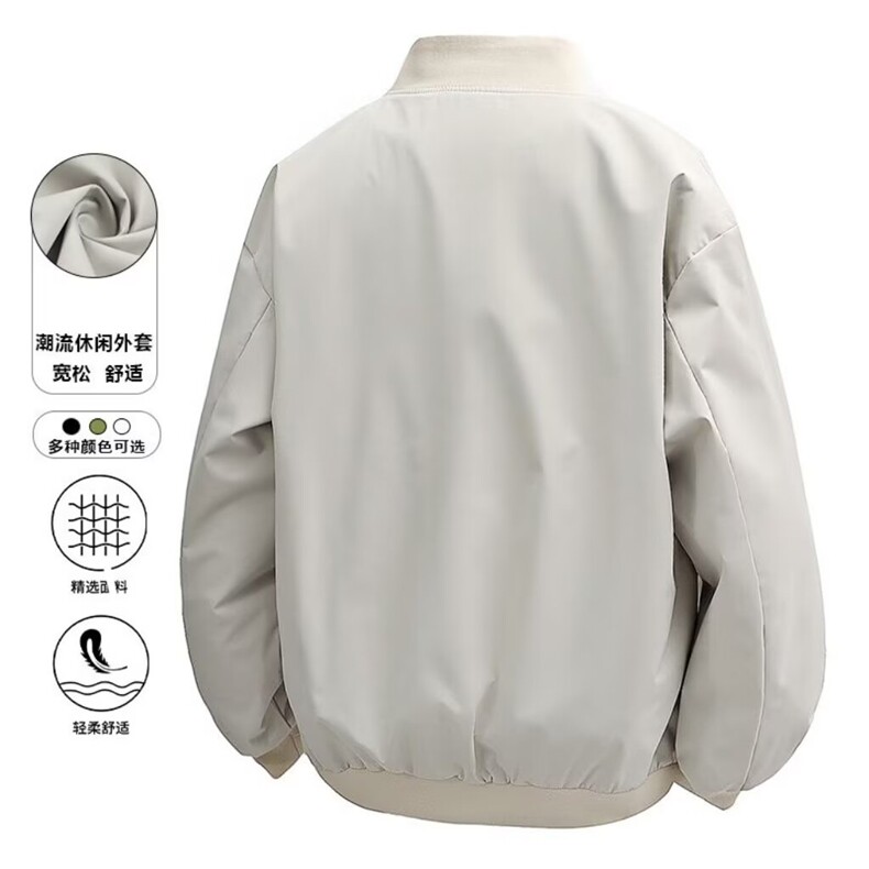 W10190-P50网图现货美式高街vibe潮牌夹克外套棒球服上衣,男装夹克,星座1608