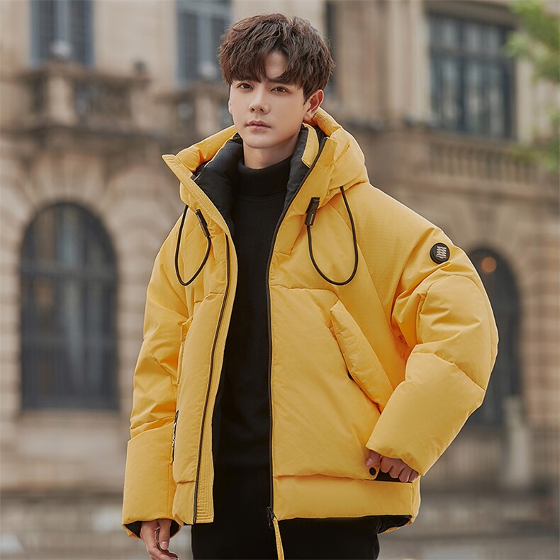 2025新款冬季男士加厚工装连帽休闲羽绒服A415-23333-P430698，男装羽绒服，电商A355（原A415）