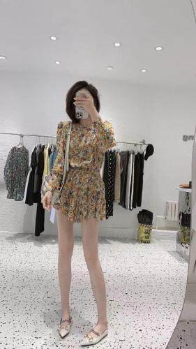 碎花防晒连体裤，女装连体裤，DD+(4F)