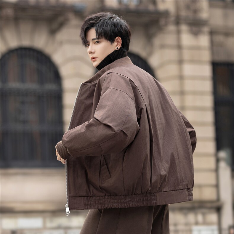 立领羽绒服男25年冬高级感休闲宽松防风御寒外套70023-P335控578,男装羽绒服,电商A355（原A415）