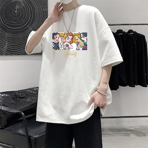 230g重磅纯棉短袖t恤男大码半袖半截袖 DX17396-P20图片