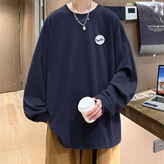 抖音得物供货量大从优可提供视频美式长袖T恤CT689特P25，男装T恤，电商A486-1