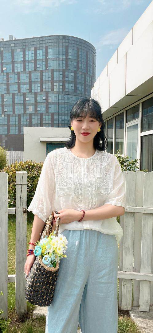 纯苎连衣裙小衫裤子裙子衬衣 时尚风 风淑女风休闲风，女装连衣裙，川哲