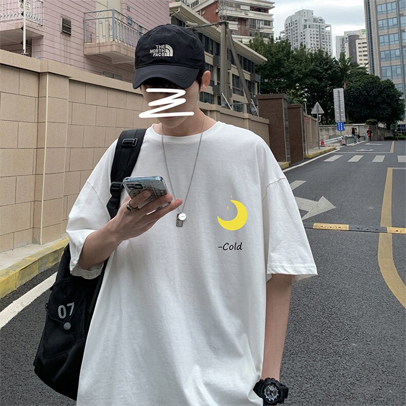 DX17047-P20纯棉短袖t恤男大码半袖打底衫宽松体恤衫港风,男装T恤,电商A040