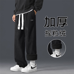 潮牌裤男士新款潮流宽松直筒运动裤休闲裤子秋冬JR1098-特批-45图片