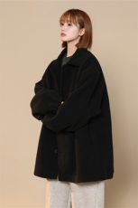 N2070/P75加棉P85秋冬毛呢夹克男女中性风宽松大码呢子外套夹克，男装夹克，电商A141