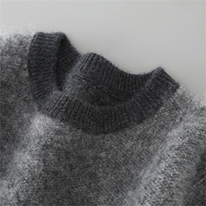 2025年秋季新款七针芝麻点针织男士羊毛衫上衣时尚休闲通勤百搭，男装羊毛衫，雅邦羊绒